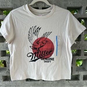 Miller Genuine Draft Women's White Tee